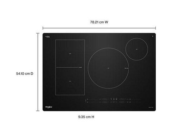 Whirlpool 30-Inch Intelligent Built-In Induction Cooktop With Temp Cook™ Technology - WCIT7530SB