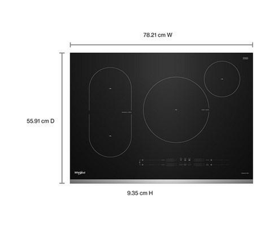 Whirlpool 30-Inch Intelligent Induction Cooktop With Temp Cook™ Technology - WCIT7030SS