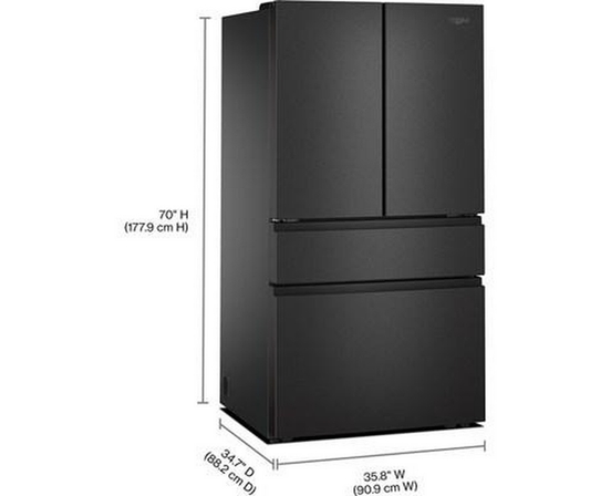 Whirlpool 36-Inch French 4-Door Refrigerator - WRMF3336SV