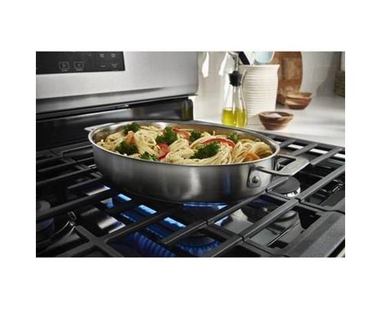 Whirlpool 30-Inch Gas Range With Air Cooking Technology And Steam Clean - WFGS4530SW