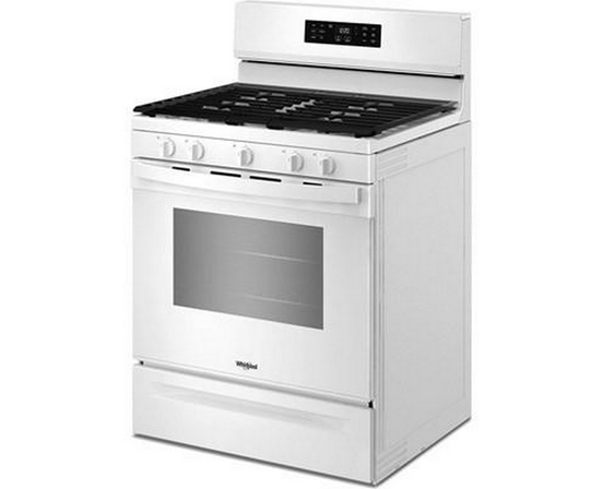 Whirlpool 30-Inch Gas Range With Air Cooking Technology And Steam Clean - WFGS4530SW