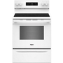 Whirlpool 30-Inch Electric Range With Air Cooking Technology And Steam Clean - YWFES4530SW