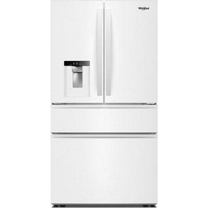 Whirlpool 36-Inch French 4-Door Refrigerator With Water And Ice Dispensing System - WRMF3636SW