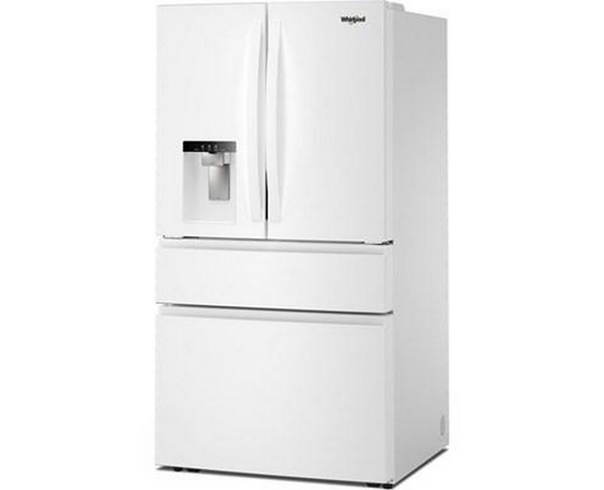 Whirlpool 36-Inch French 4-Door Refrigerator With Water And Ice Dispensing System - WRMF3636SW