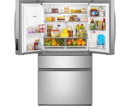Whirlpool 36-Inch French 4-Door Refrigerator With Water And Ice Dispensing System - WRMF3636SZ
