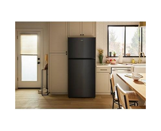 Whirlpool 29.5-Inch, 19 Cu. Ft. Top Freezer Refrigerator With Total Coverage Cooling - WRTX5419SB