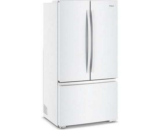 Whirlpool 36-Inch, 24 Cu. Ft. Counter-Depth French 3-Door Refrigerator - WRFC3036RW