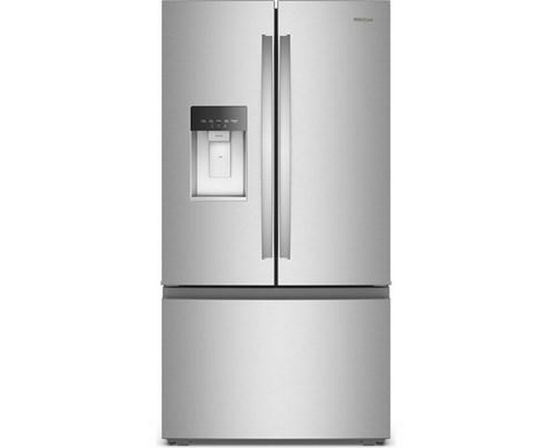 Whirlpool 36-Inch, 22 Cu. Ft. French 3-Door Refrigerator With Water And Ice Dispensing System - WRFC7036RZ
