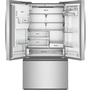 Whirlpool 36-Inch, 22 Cu. Ft. French 3-Door Refrigerator With Water And Ice Dispensing System - WRFC7036RZ