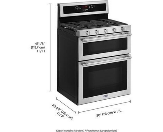 Maytag 30-Inch Freestanding Gas Range With Power™ Burner - MGT8800FZ