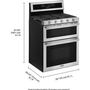 Maytag 30-Inch Freestanding Gas Range With Power™ Burner - MGT8800FZ