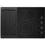 Maytag 30-Inch Built-In Electric Cooktop With Reversible Grill And Griddle - MEC8830HB