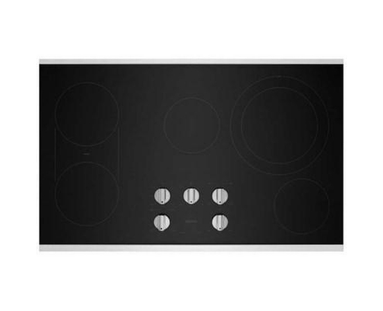 Maytag 36-Inch Built-In Electric Cooktop With Reversible Grill And Griddle - MEC8836HS