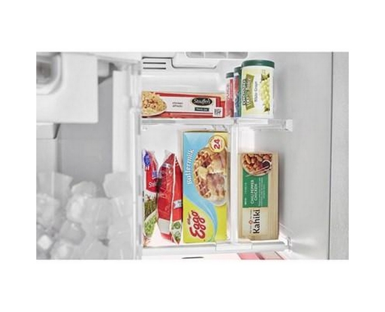 Maytag 36-Inch, 25 Cu.Ft. Freestanding Side-By-Side Refrigerator With External Water And Ice Dispensing System - MSS25C4MGZ
