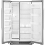 Maytag 36-Inch, 25 Cu.Ft. Freestanding Side-By-Side Refrigerator With Brighseries™ Led Lighting - MSS25N4MKZ