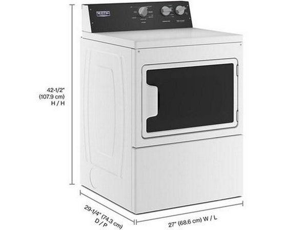 Maytag 7.4 Cu. Ft. Gas Dryer With Intellidry® Sensor - MGDP586KW