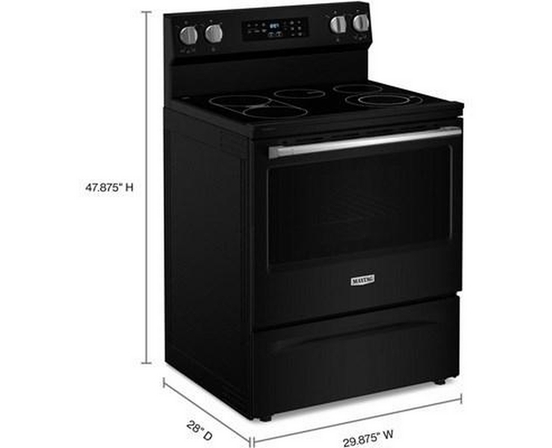 Maytag 30-Inch Freestanding Electric Range With Convection Technology - YMFES6030RB