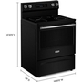 Maytag 30-Inch Freestanding Electric Range With Convection Technology - YMFES6030RB
