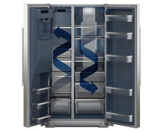 Maytag 36-Inch, 21 Cu. Ft. Side-Bye-Side Refrigerator With Ice And Water Dispenser - MRSC6636RZ