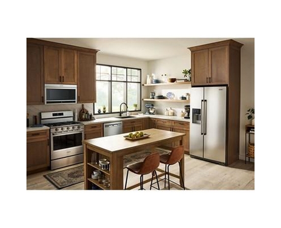 Maytag 36-Inch, 21 Cu. Ft. Side-Bye-Side Refrigerator With Ice And Water Dispenser - MRSC6636RZ