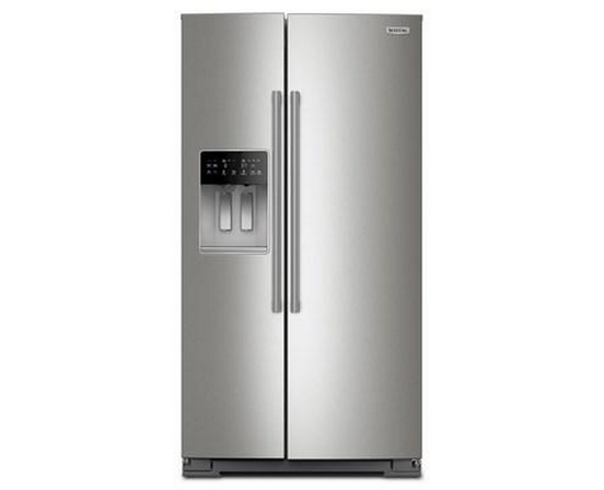 Maytag 36-Inch, 28 Cu. Ft. Side-Bye-Side Refrigerator With Ice And Water Dispenser - MRSF6636RZ
