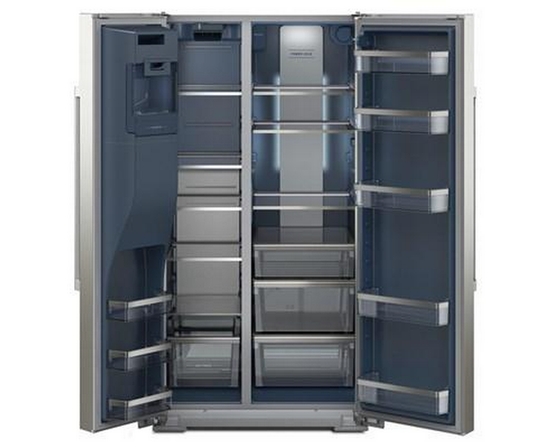 Maytag 36-Inch, 28 Cu. Ft. Side-Bye-Side Refrigerator With Ice And Water Dispenser - MRSF6636RZ