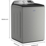 Maytag 5.2 Cu. Ft. Top Loading Washer With Pet Pro Option - MTW7205RR