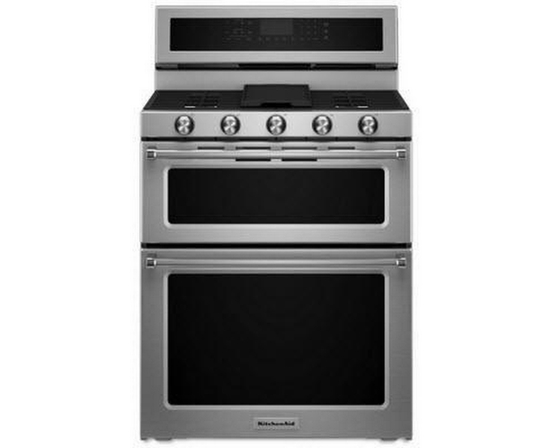 KitchenAid 30-Inch Freestanding Gas Range - KFGD500ESS