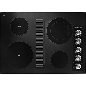 KitchenAid 30-Inch Built-In Electric Cooktop With Even-Heat™ Element - KCED600GBL