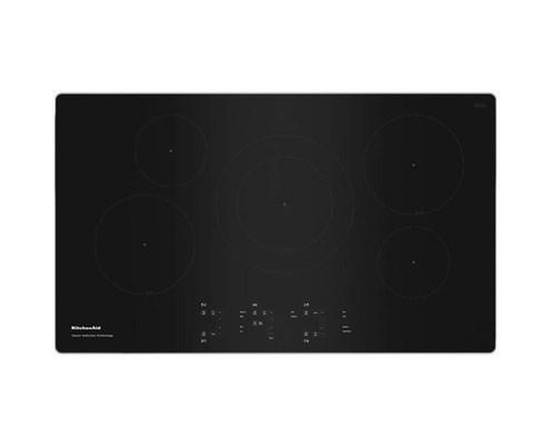 KitchenAid 36-Inch Built-In Electric Induction Cooktop - KCIG556JSS
