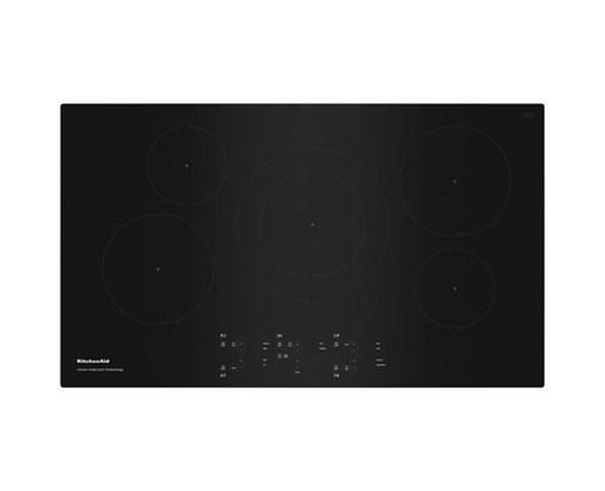 KitchenAid 36-Inch Built-In Electric Induction Cooktop - KCIG556JBL