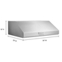 KitchenAid 30-Inch Commercial-Style Series Under Cabinet Range Hood - KVUC600KSS