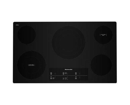 KitchenAid 36-Inch Built-In Electric Cooktop With Even-Heat™ Technology - KCES956KBL