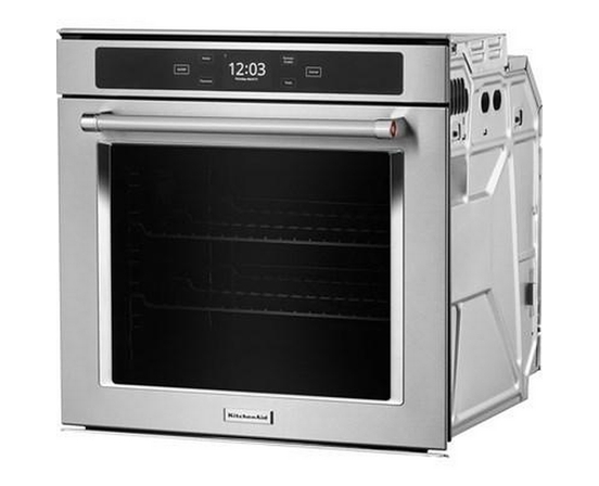 KitchenAid 24-Inch, 2.9 Cu. Ft. Built-In Single Wall Oven With Wi-Fi Connectivity - YKOSC504PPS