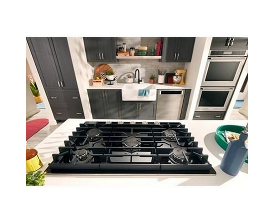 KitchenAid 30-Inch Built-In Gas Cooktop With 5 Burners - KCGG530PBL