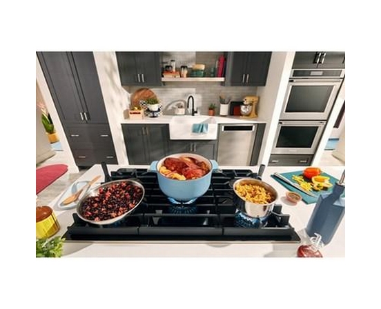 KitchenAid 30-Inch Built-In Gas Cooktop With 5 Burners - KCGG530PBL