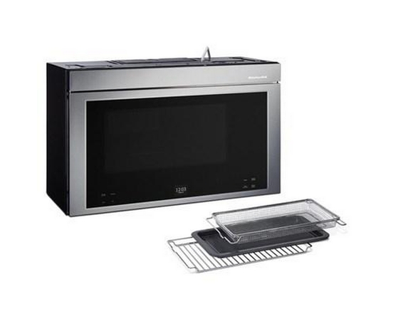 KitchenAid 30-Inch, 1.1 Cu. Ft. Over-The-Range Microwave Oven With Air Fry Technology - YKMMF530PPS