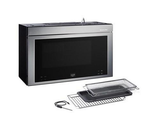 KitchenAid 30-Inch, 1.1 Cu. Ft. Over-The-Range Microwave Oven With Air Fry Technology - YKMMF730PPS