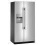 KitchenAid 36-Inch, 21 Cu. Ft. Counter-Depth, Side-By-Side Refrigerator With Ice And Water Dispenser - KRSC536RPS