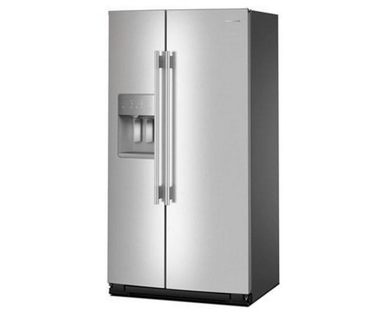 KitchenAid 36-Inch, 21 Cu. Ft. Counter-Depth, Side-By-Side Refrigerator With Ice And Water Dispenser - KRSC536RPS