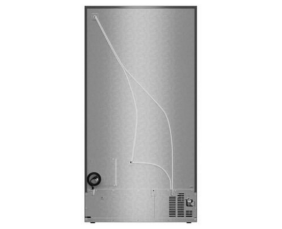 KitchenAid 36-Inch, 28 Cu. Ft. Side-By-Side Refrigerator With Ice And Water Dispenser - KRSF536RPS