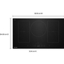 KitchenAid 36-Inch Built-In Temp Cook™ Induction Cooktop With 5 Cooking Zones - KCIT736SBL