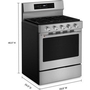 KitchenAid 30-Inch Smart Freestanding Gas Range With Convection - KFGS530SPS