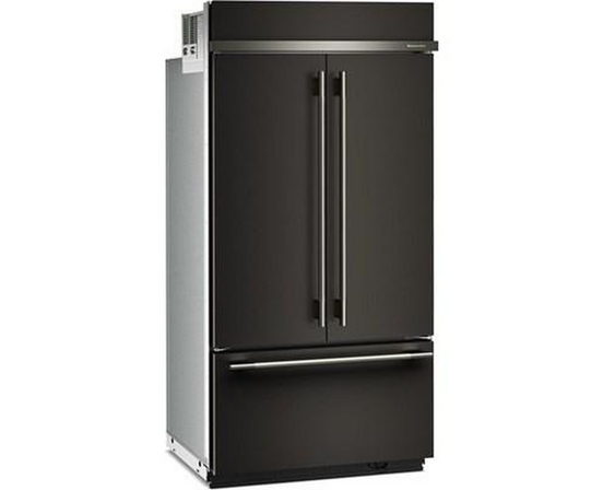 KitchenAid 42-Inch, 24.2 Cu. Ft. Built-In French 3-Door Refrigerator - KBFN542SBE