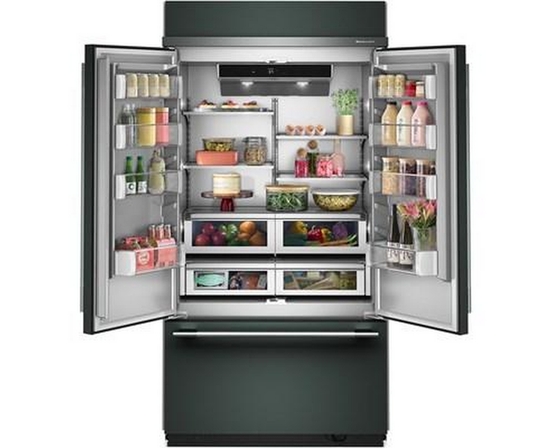 KitchenAid 42-Inch, 24.2 Cu. Ft. Built-In French 3-Door Refrigerator - KBFN542SJP
