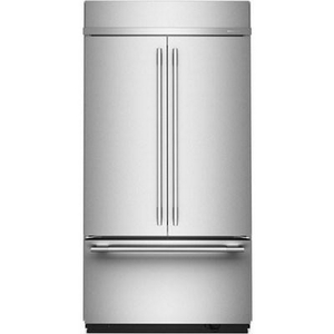 KitchenAid 42-Inch, 24.2 Cu. Ft. Built-In French 3-Door Refrigerator - KBFN542SPS