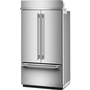 KitchenAid 42-Inch, 24.2 Cu. Ft. Built-In French 3-Door Refrigerator - KBFN542SPS