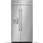 KitchenAid 42-Inch, 25.1 Cu. Ft. Built-In Side-By-Side Refrigerator With External Water And Ice Dispensing System - KBSD742SPS