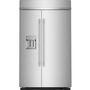 KitchenAid 48-Inch, 29.4 Cu. Ft. Built-In Side-By-Side Refrigerator With External Water And Ice Dispensing System - KBSD748SPS