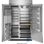 KitchenAid 48-Inch, 29.4 Cu. Ft. Built-In Side-By-Side Refrigerator With External Water And Ice Dispensing System - KBSD748SPS